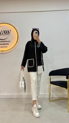 1 AL 1 BEDAVA - Atkılı Kaşe Ceket - 4