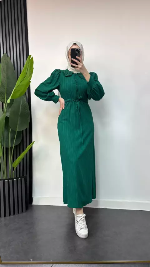 Bebe Yakalı Elbise - 15