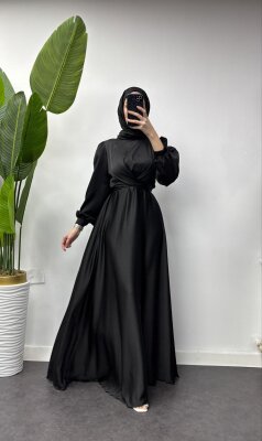 Fırsat Ürünü - Karolina Elbise - İp Çekme - 1