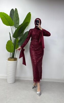 FIRSAT ÜRÜNÜ - Loren Abiye - Pulları dökük - 1